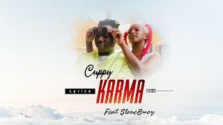 Cuppy - Karma Ft.  Stonebwoy (Official Lyrics )