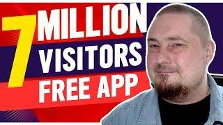 7 Million Visitors: Massive Source of Website Traffic with this Free App