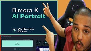 Filmora AI Portrait explained - how to use AI portrait  in your video/thumbnail | Filmora  Editor