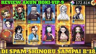 HOKI‼️KENA SPAM SHINOBU WATER PILLAR SAMPAI B*18  DEMON SLAYER MOBILE