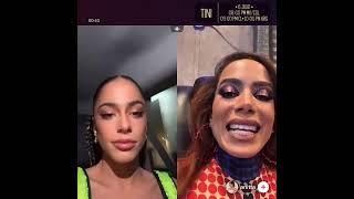 TINI, Anitta live en tiktok (06/07/22)