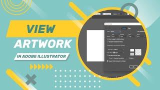 Optimize Adobe Illustrator Artwork Viewing | Document Setup Tutorial