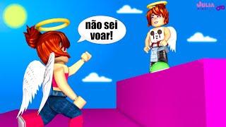 Roblox - VIRAMOS ANJOS NO OBBY (Angel Obby 2 Players)