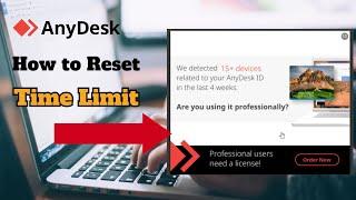 AnyDesk License Warning Reset | renew with two steps | AnyDesk Solution Hindi | #anydesk  #solution