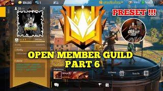 PRESET FF OPEN MEMBER GUILD Part 6