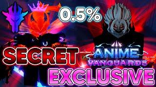 ANIME VANGUARDS! OBTAINING .05% SECRET and EXCLUSIVE UNITS! [UPDATE 1.5] Anime Vanguards