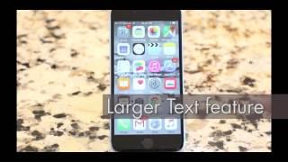 Making text large, bold, and easier to see on iPhone and iPad