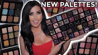 SIGMA BEAUTY PARTY ON THE GO EYESHADOW PALETTE COLLECTION | SWATCHES & TUTORIAL | 4 NEW PALETTES!