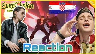  Marko Bošnjak - Poison Cake  (Reaction Live Croatia Eurovision 2025) Wow! Top 