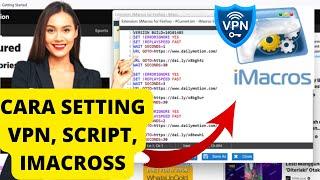 TRIK DAPAT BANYAK DOLLAR !! CARA SETTING VPN, IMACROSS, SCRIPT DI DAILYMOTION UNTUK KEJAR DOLLAR