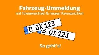 Fahrzeug-Ummeldung mit Kreiswechsel & neuen Kennzeichen I Kennzeichenbox.de