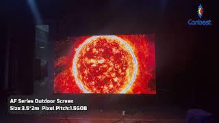 3.5*2m AF Series P1.5COB LED Screen(7*4panels)-Front & Back