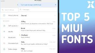 Top 5 Miui fonts that will make your phone look awesome | hindi