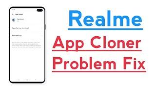 Realme Phone App Cloner Not Working Problem Solve