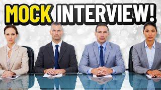 MOCK INTERVIEW QUESTIONS & ANSWERS! (10 Common Interview Questions and SAMPLE ANSWERS!)