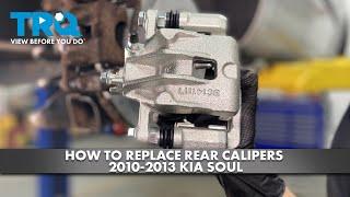 How to Replace Rear Brake Calipers 2010-2013 Kia Soul