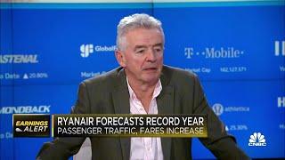 Ryanair CEO Michael O’Leary on earnings, record annual profit forecast