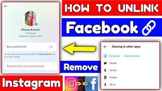 How to Unlink Facebook From Instagram 2022