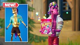 New FABIO SPARKLEMANE Skin Gameplay in Fortnite! (Built-In FLAKE SHAKE Emote)