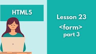 HTML Full Course 2024 | Lesson 23 |  form #3 | color, range, number