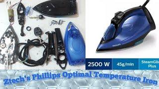 How to Repair Steam Iron | Phillips Optimal temperature | ASMR Restoration | GC 3920 | @ztechs3