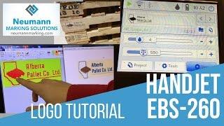 EBS260 Handjet, create your logo TUTORIAL step by step!