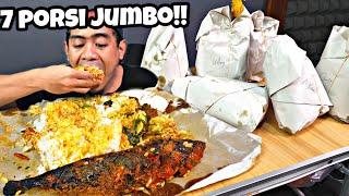 MUKBANG 7 BUNGKUS NASI PADANG PORSI JUMB0!!