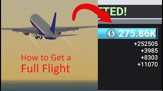 Airline Commander | How to Get a Full Flight (no hax version)