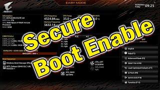 Aorus secure boot Enable