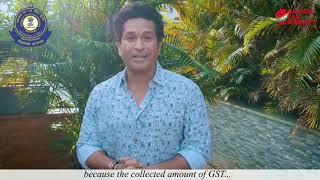 7  GST Message by Sachin Tendulkar in Hindi