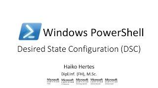 Windows PowerShell: Desired State Configuration (V2.0) - Deutsch / German