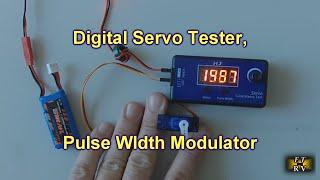 REVIEW HJ Digital Servo Tester, Pulse WIdth ModulatorTesting RC Airplane, Car, Motor - Lit Display