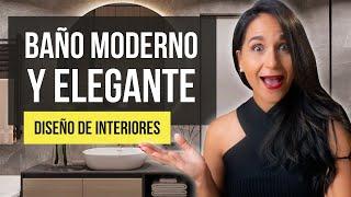 TOP 5 Ideas de diseño para BAÑOS MODERNOS | DISEÑO DE INTERIORES y Decoración