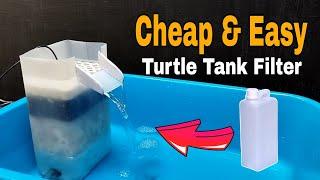 How to make a filter for turtle tank at home | DIY fish tank filter