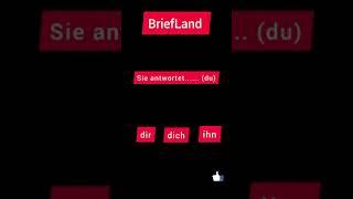 Deutsch übungen #briefland #videos #shorts