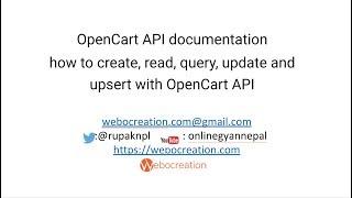 How to use Opencart API?