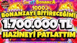 Sweet Bonanza 1000 | TARİHTE İLK 6 ŞEKERLE OYUNA GİRDİK BONANZA BOZULDU | SİLİNMEDEN İZLE !!!