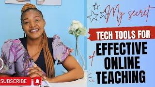 Tech Tools for Effective Online Teaching