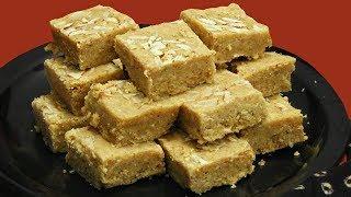 7 कप बर्फी - Seven Cup Burfi with Almond - Seemas Smart KItchen