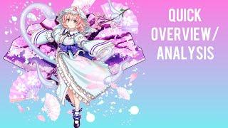 Yuyuko Saigyouji (Cherry Blossom) - A Quick Touhou LostWord Character Overview/Analysis!