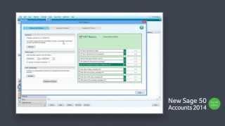 Sage 50 Accounts 2014 - Confidently calculate, validate and submit your VAT