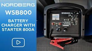 Battery Charger with Starter 800A NORDBERG WSB800