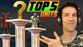 Grubby's TOP 5 favorite RTS units! Which are YOURS?