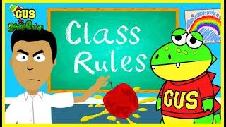 Learn the Rules of the Classroom at School with Gus the Gummy Gator!