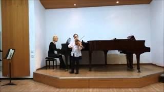 Maya Regev, Bach Violin Concerto in E major BWV 1042 - מאיה רגב, באך קונצ'רטו לכינור במי מז'ור
