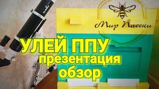 🟨 Улей ППУ "Мир Пасеки". Презентация. Обзор / 🟨 A beehive for bees. Review. Keeping bees