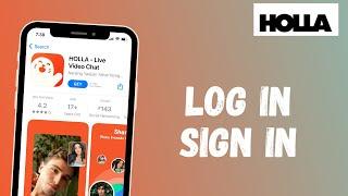 Login Holla App with Google | Sign In Holla