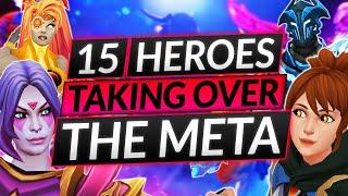 15 MOST BROKEN HEROES that are TAKING OVER THE META - 7.31D TIER LIST - Dota 2 Guide