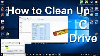 How to Get more Computer space  and Clean Up C Drive In Windows 10 2019 Easy & Free