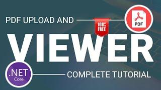 ASP.NET Core PDF Viewer || PDF Upload || 100% Free